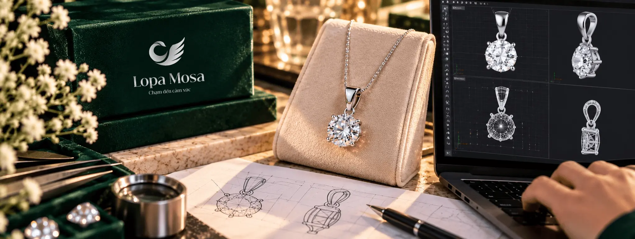 MẶT DÂY MOISSANITE