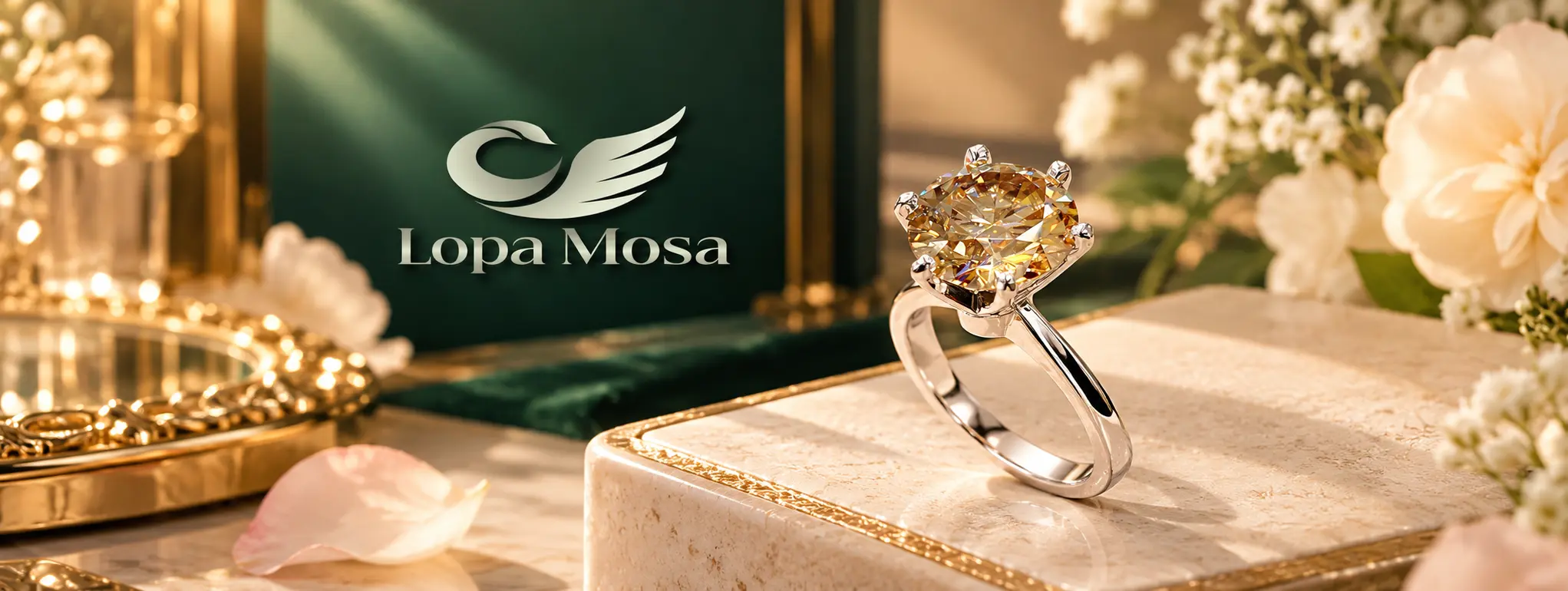 Nhẫn chủ Moissanite